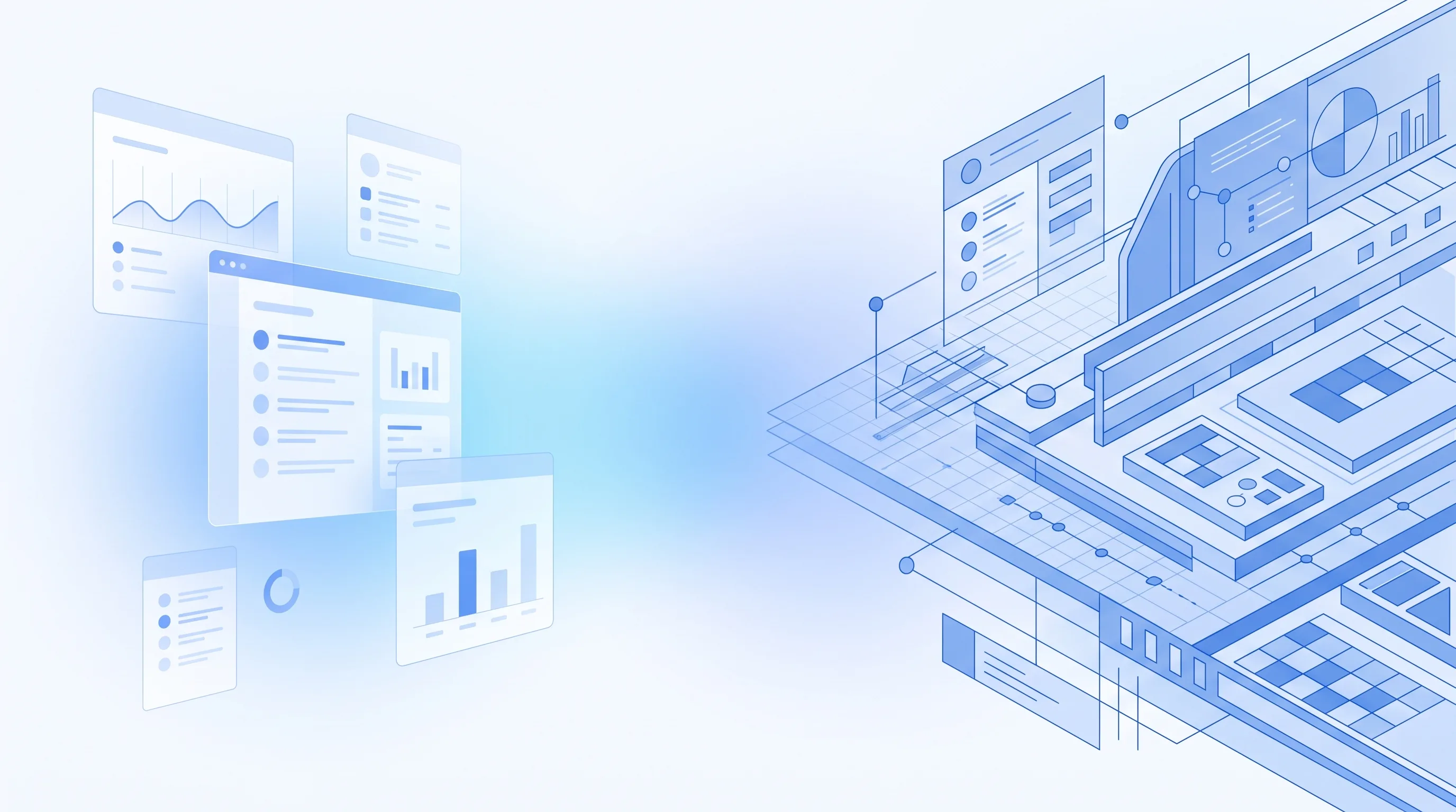 Gegenüberstellung des Produktumfangs: Portal-Tool mit Kundenportal links, IntroTable mit Portal, CRM-Pipeline und Introfunnel in einer Lizenz rechts