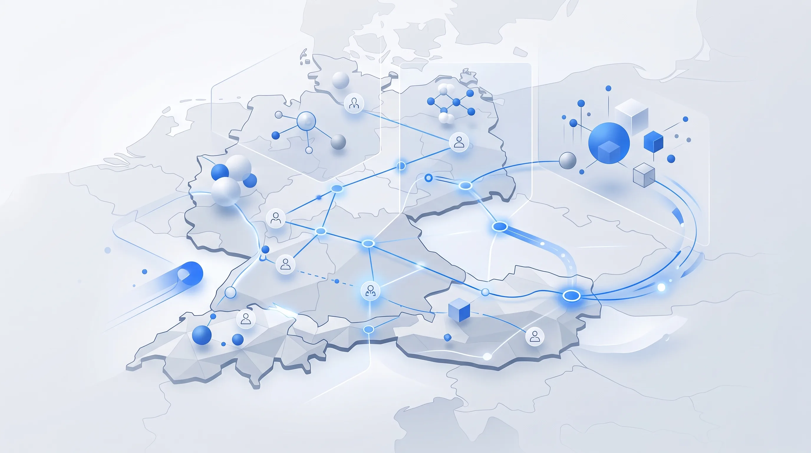 Vier Anbieter-Kategorien für Setter-Closer-Teams: Dialer-CRM, Marketing-Suite, Portal-Tool und All-in-One für Agenturen