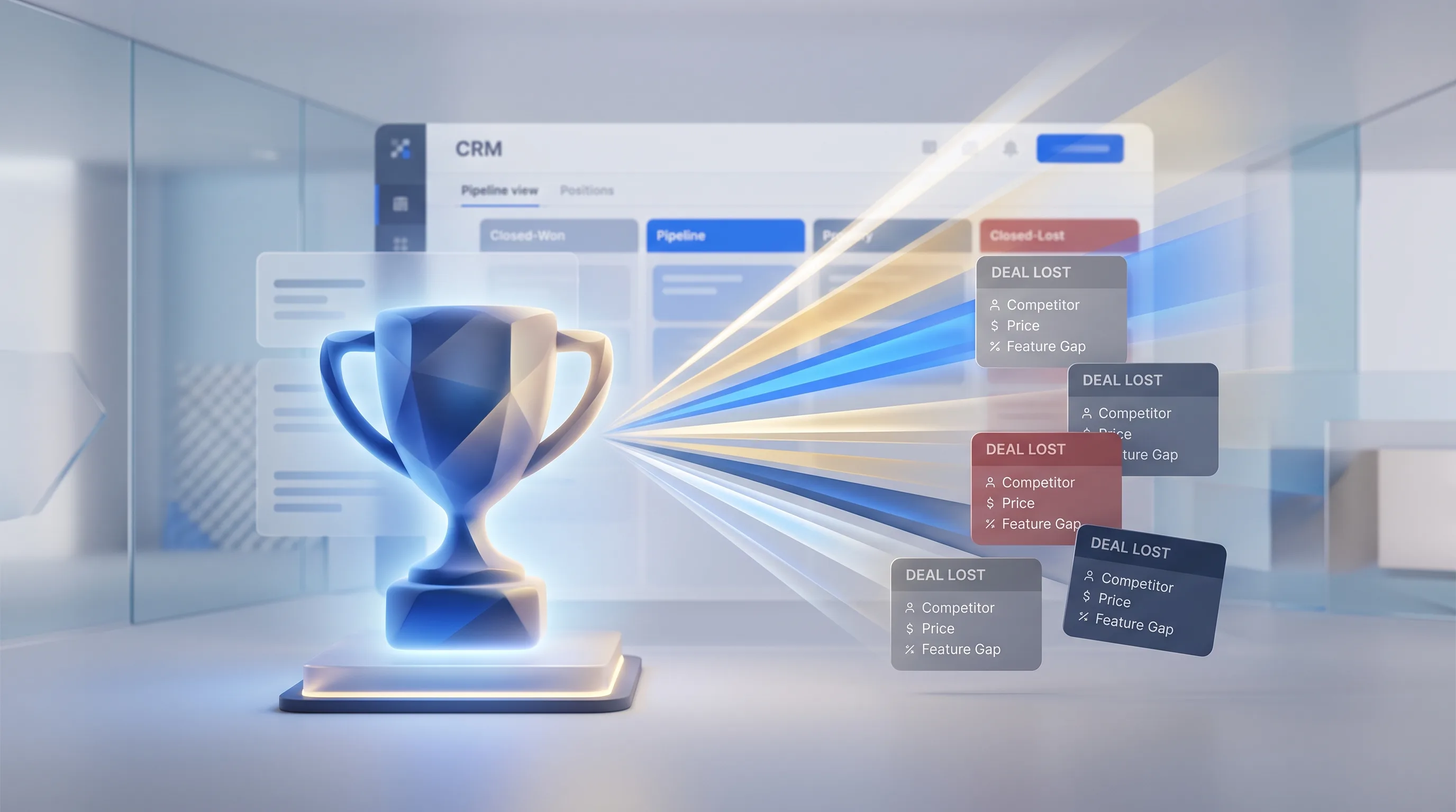 Win-Loss-Analyse Flow CRM Felder Interview Review Produkt Marketing