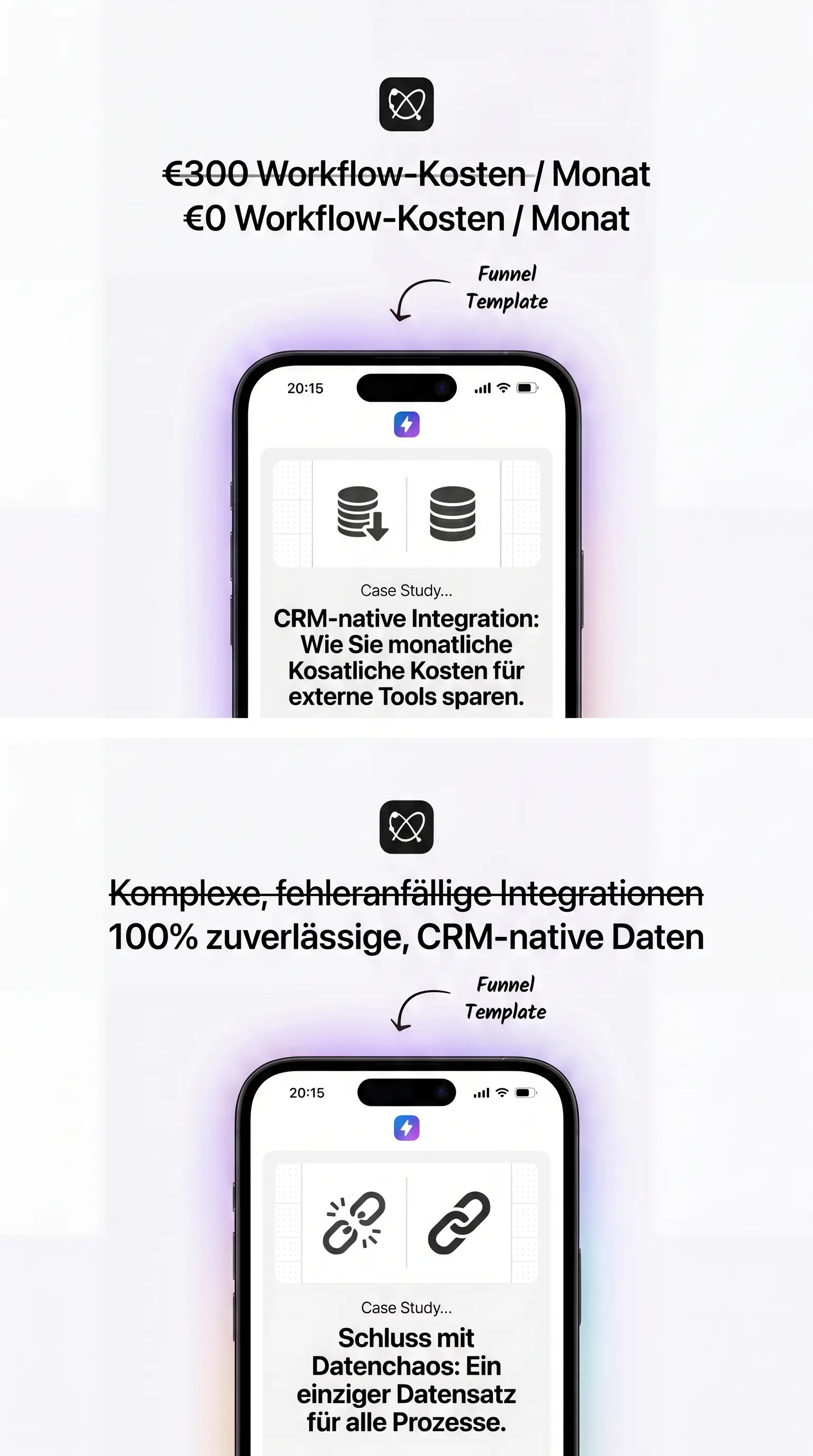 CRM-native Funnel-Integration