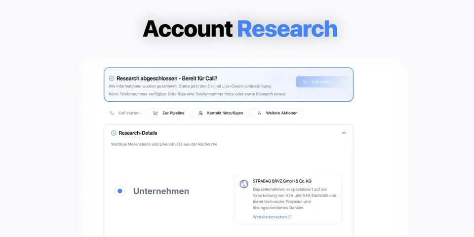 Account Research in introscale