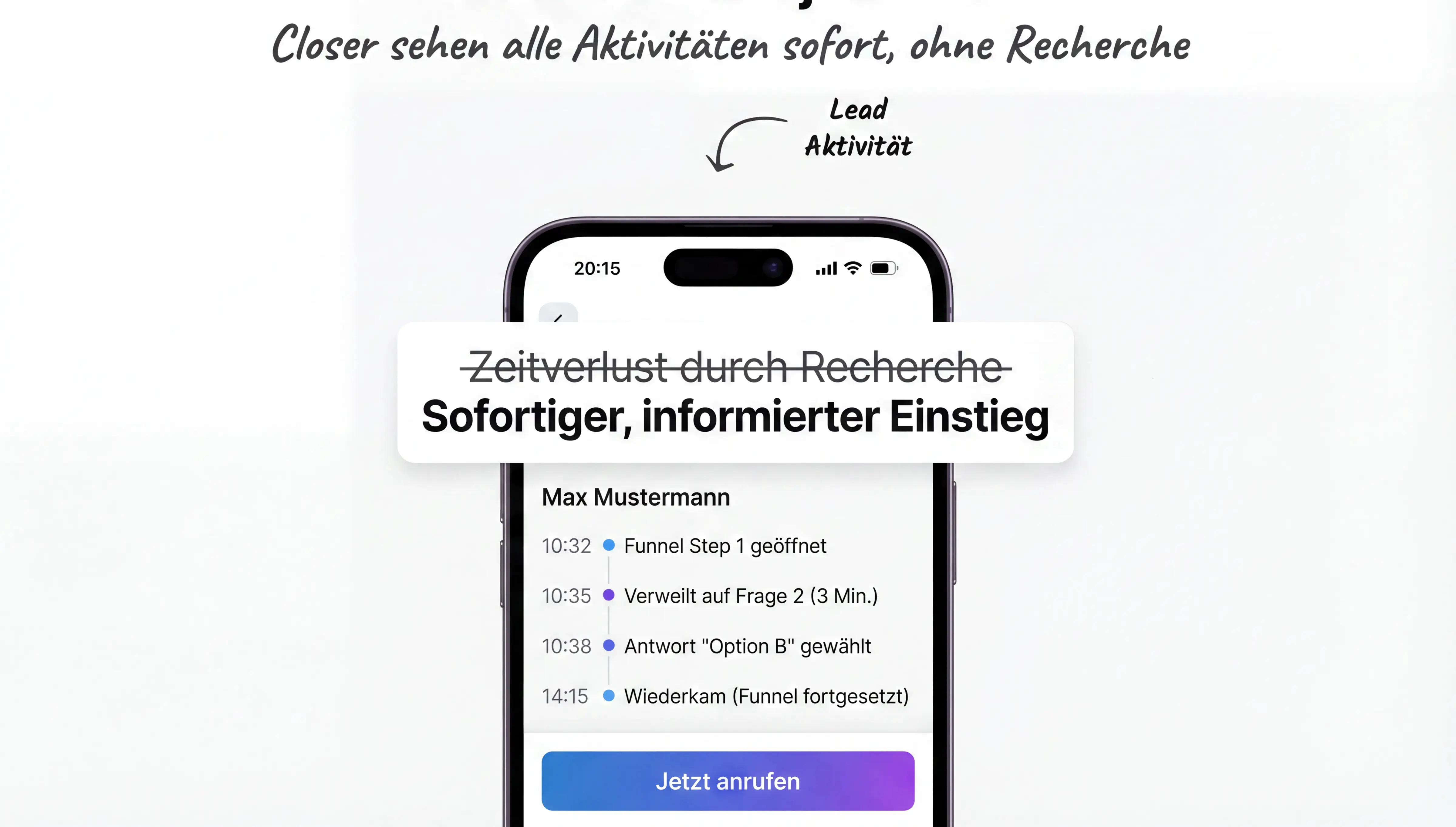 IntroKI tracking: Klicks, Verweildauer und Antworten als Aktivitäten am CRM-Lead